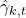 \hat\gamma_{k,t} 